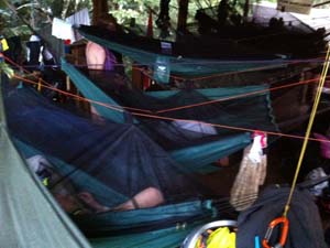 Inuka supported the Louis Lachenal high school team in Annecy with mosquito net hammocks