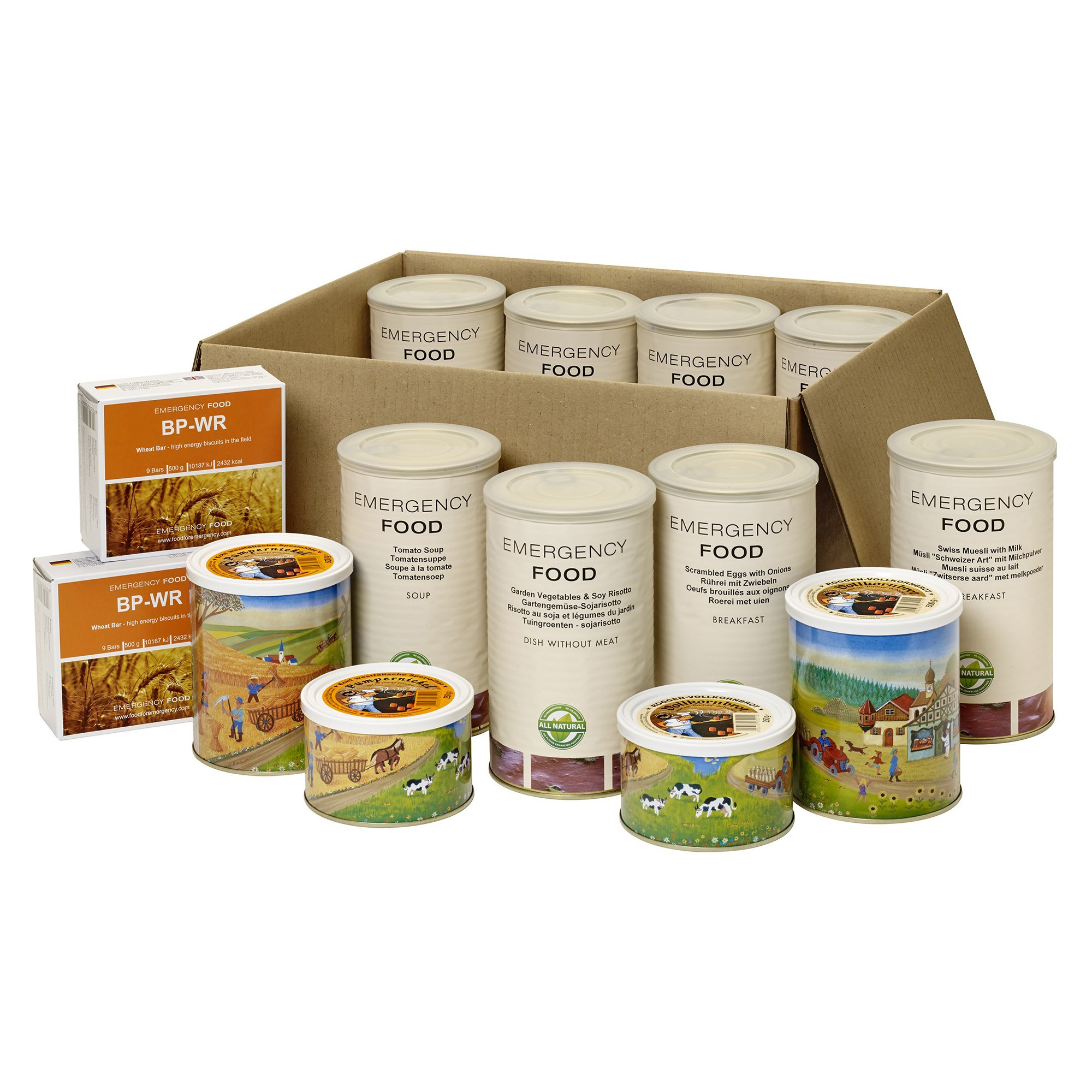 Pack Alimentaire D'urgence 72 Heures - 5700 Kcal, Conservation 25 Ans - Idéal Survie, Camping, Randonnée
