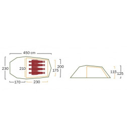 Tente Fjellheimen X-Trem Camp 4