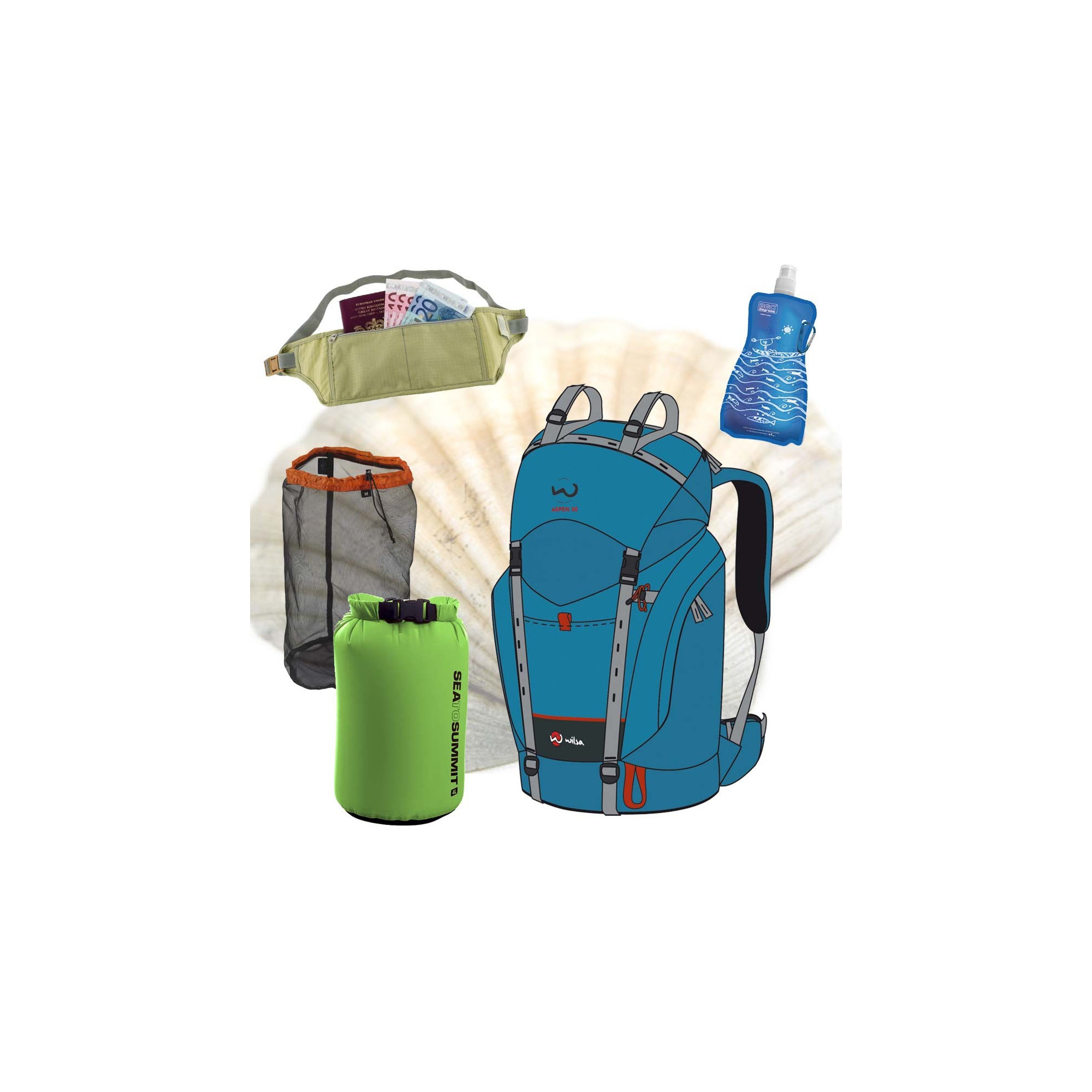 Pack portage Compostelle Femme