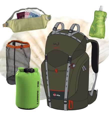 Pack portage Compostelle Homme