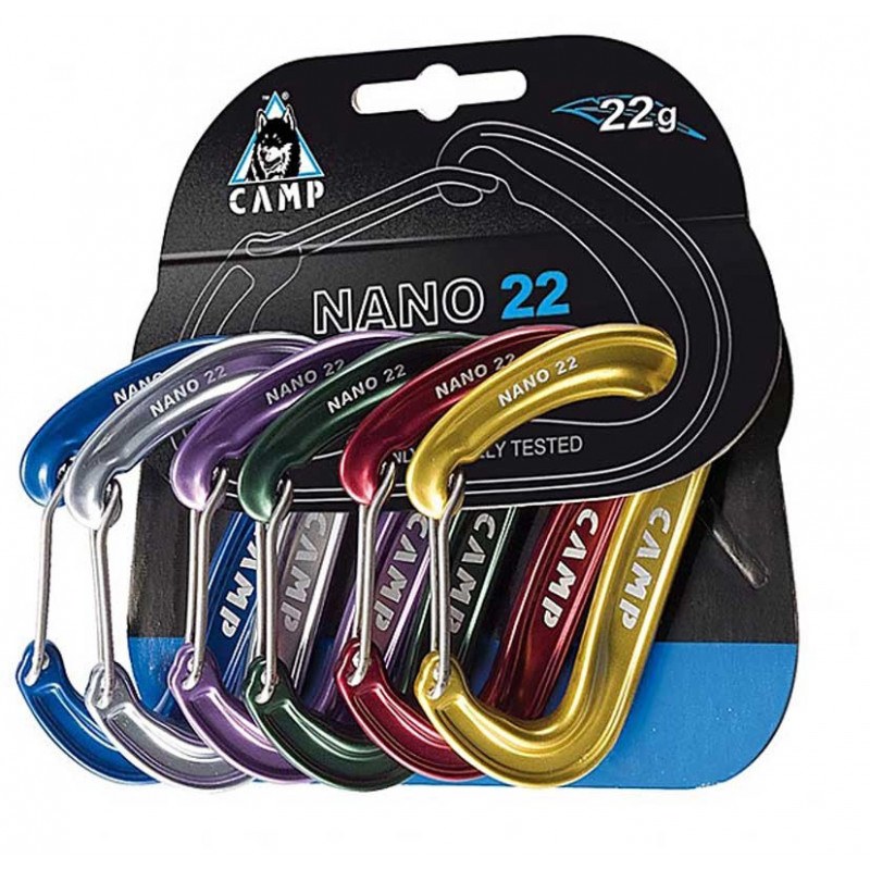 C.A.M.P. NANO 22 - Moschettone Ultra Leggero Per Arrampicata E Alpinismo - Foto 5