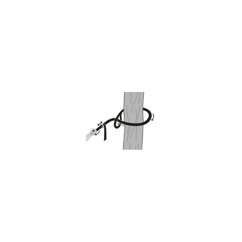 Amazonas T-Strap Sangles De Fixation Hamac - Kit Suspension Arbres Avec Protection Écorce - Charge 200 Kg