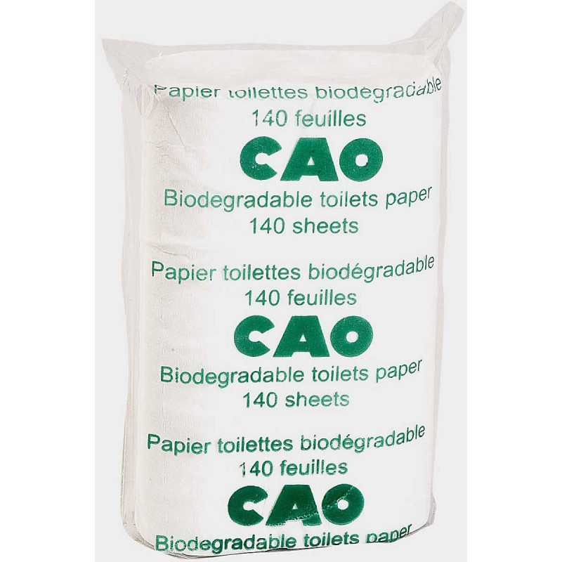 Biodegradable toilet paper