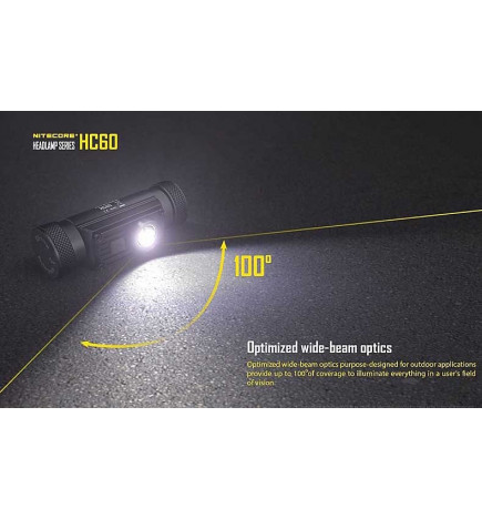 Lampe frontale Nitecore 1000L HC60