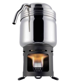Machine à café avec brûleur
