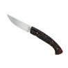 Couteau avec manche spark thermo noir/rouge de 12cm