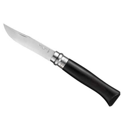 Opinel polished stainless steel blade ebony handle