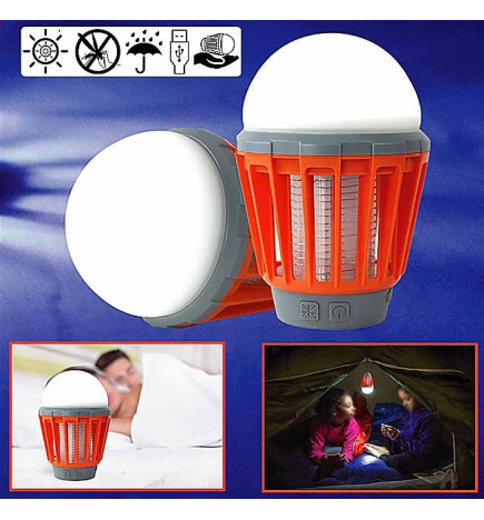 Lanterne de bivouac LED anti-insectes