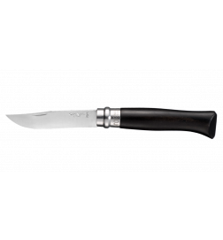 Opinel polished stainless steel blade ebony handle