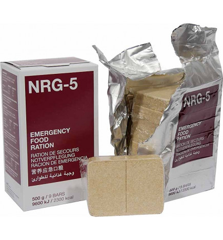 Ration de secours et survie NRG-5 de MSI