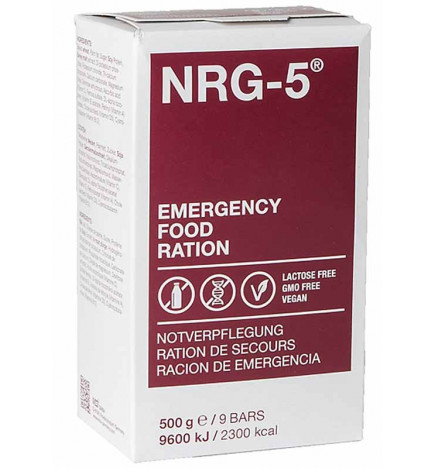 Ration de survie et secours d'urgence NRG-5 de MSI