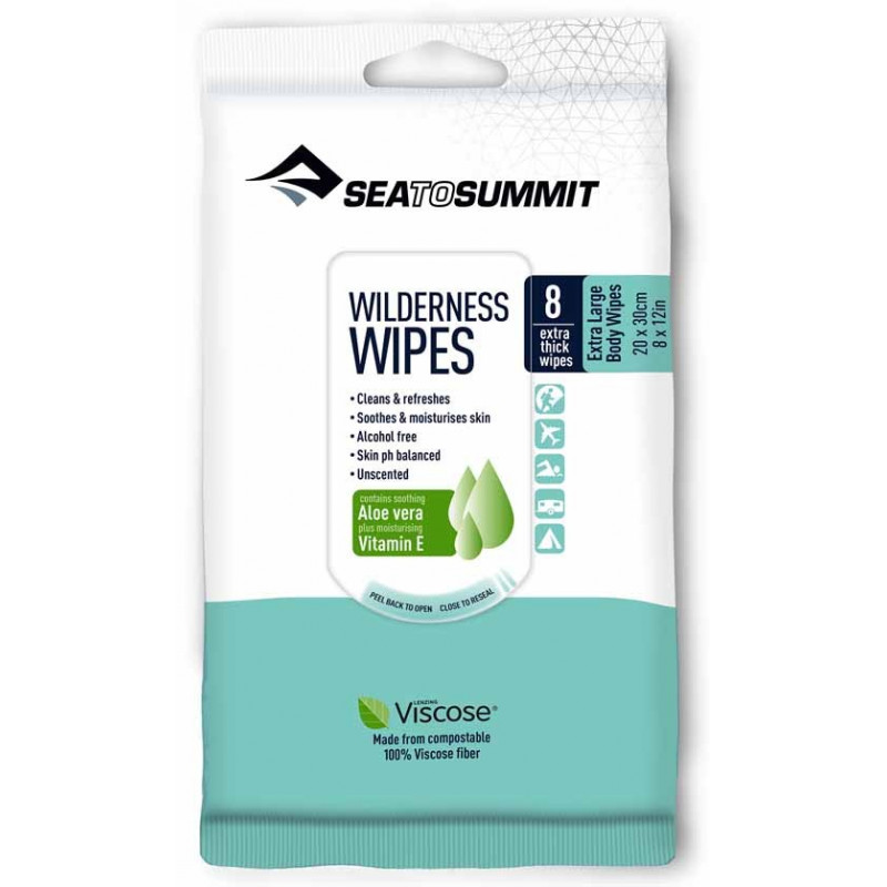 8 Lingettes lavantes XL Sea To Summit