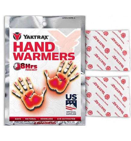 6 paires de chauffes-mains Yaktrax