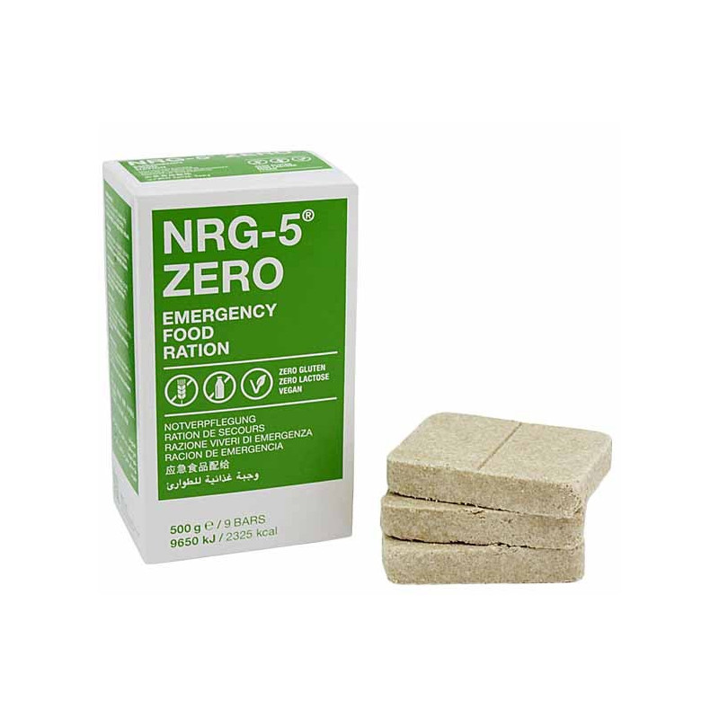 MSI NRG 5 Zero - Ration de survie et secours - Alimentation de survie -  Inuka