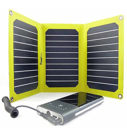 Panel solar para senderismo PowerTec PT Flap 16W