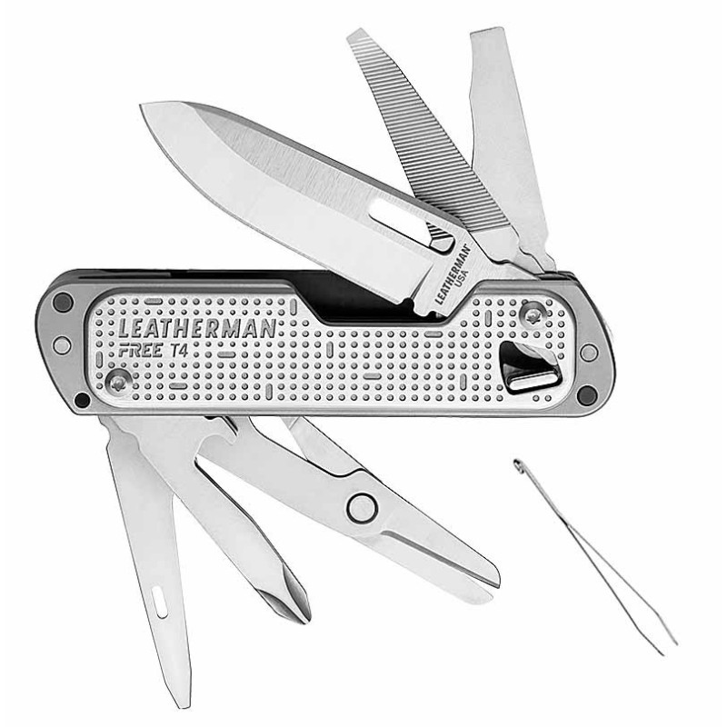 Leatherman - Couteau Free T4 - Outil multifonctions - Inuka