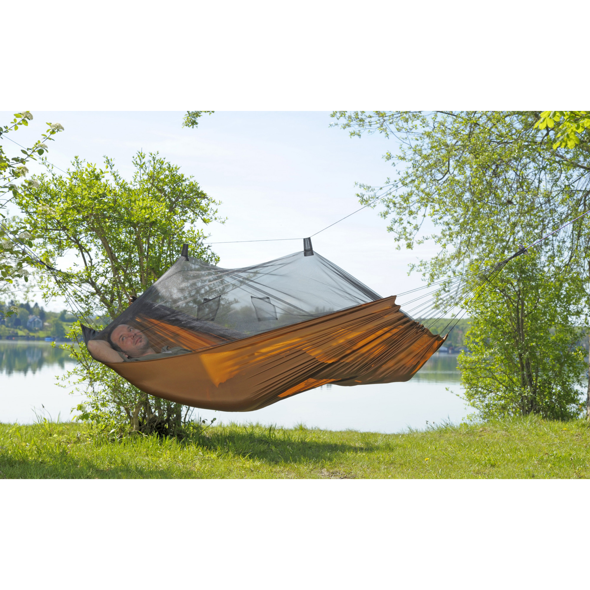 Amaca Con Zanzariera Amazonas Termica - Ultraleggera Per Campeggio E Trekking