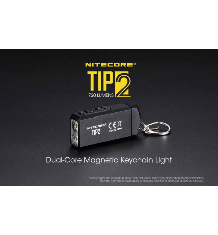 Lampe Torche 720lm TIP2 Nite Core Porte clefs