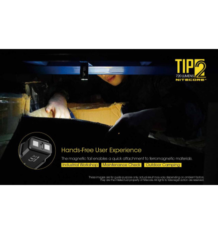 Lampe Torche 720lm TIP2 Nite Core pratique