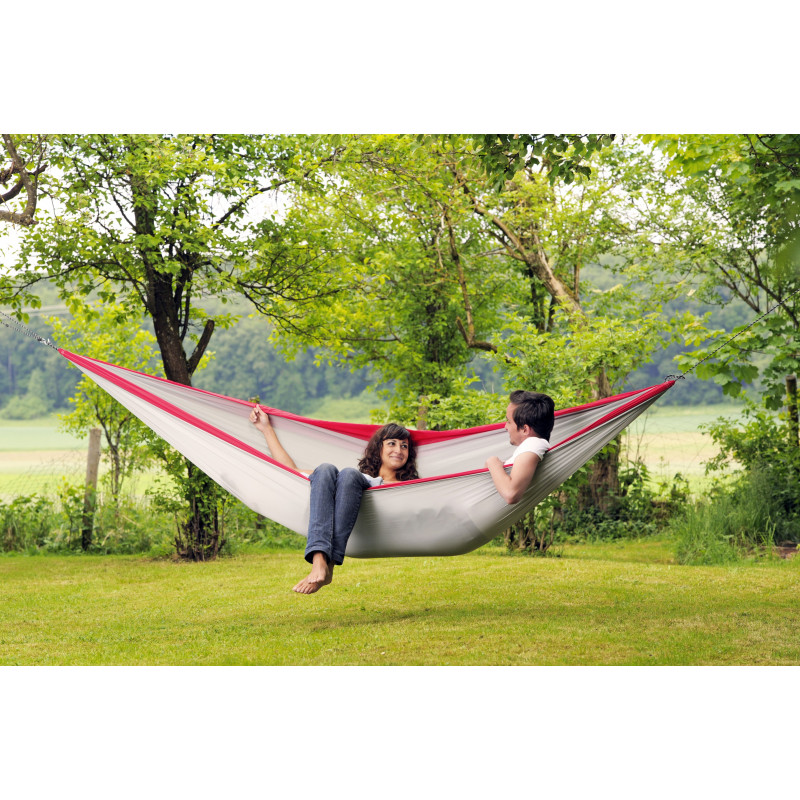 Hamac Double Toile Lit Balançoire De Randonnée Hamacs Portables Hamac