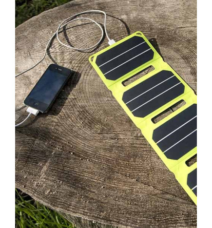 Panneau solaire Pocket 6W Powertec ouvert