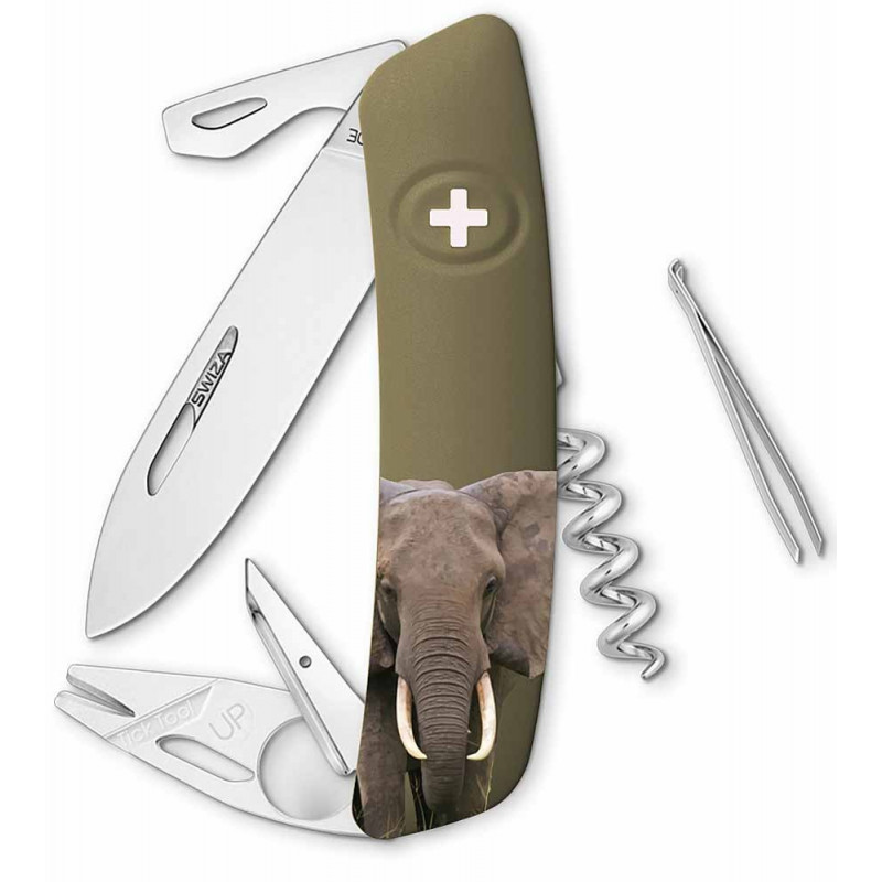 Couteau suisse Tire-tique Swiza éléphant