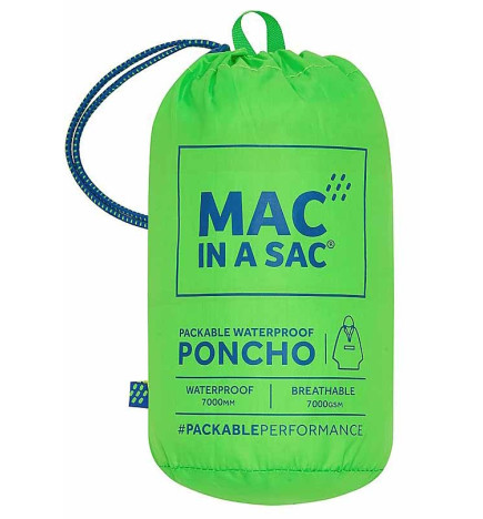 Rain poncho Mac in a Sac pack
