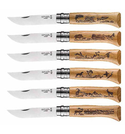 Opinel coffret Animalia 6 couteaux