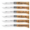 Juego de 6 cuchillos Opinel Animalia