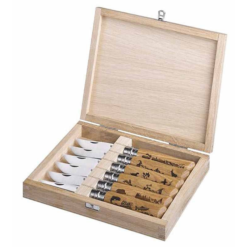 Juego de 6 cuchillos Opinel Animalia-2