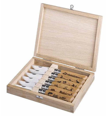 Opinel coffret Animalia-2 6 couteaux 