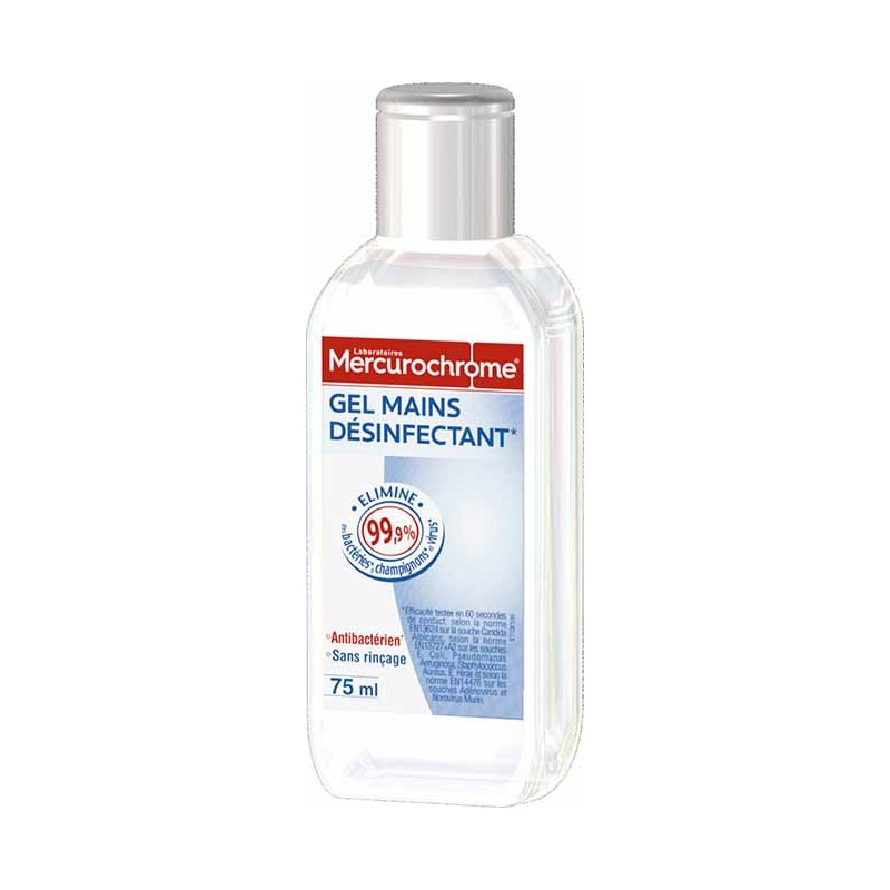 Gel désinfectant pour les mains 75ml