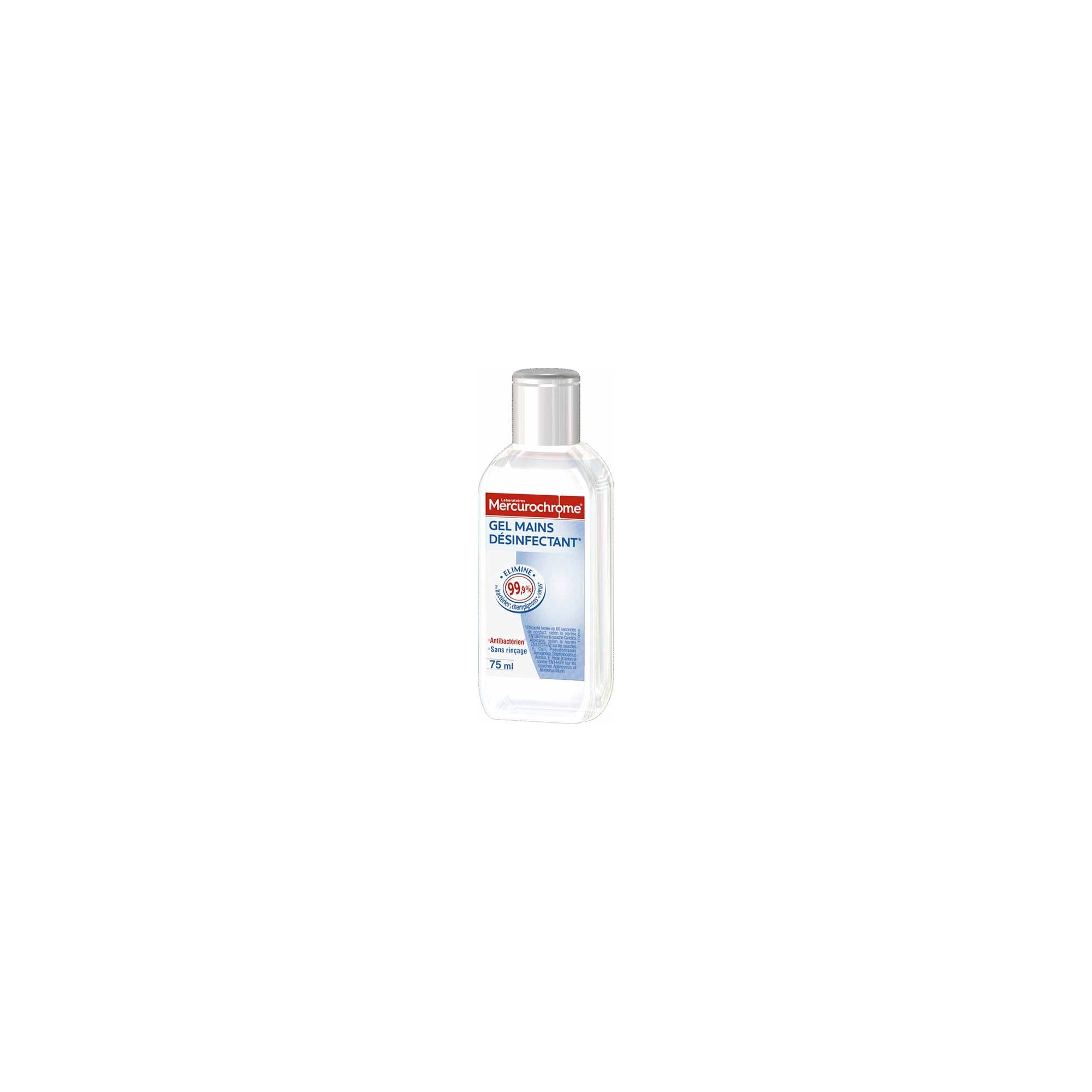 Gel désinfectant pour les mains 75ml