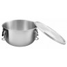 Gamelle de bivouac et camp inox 1,5 L Tatonka ouverte