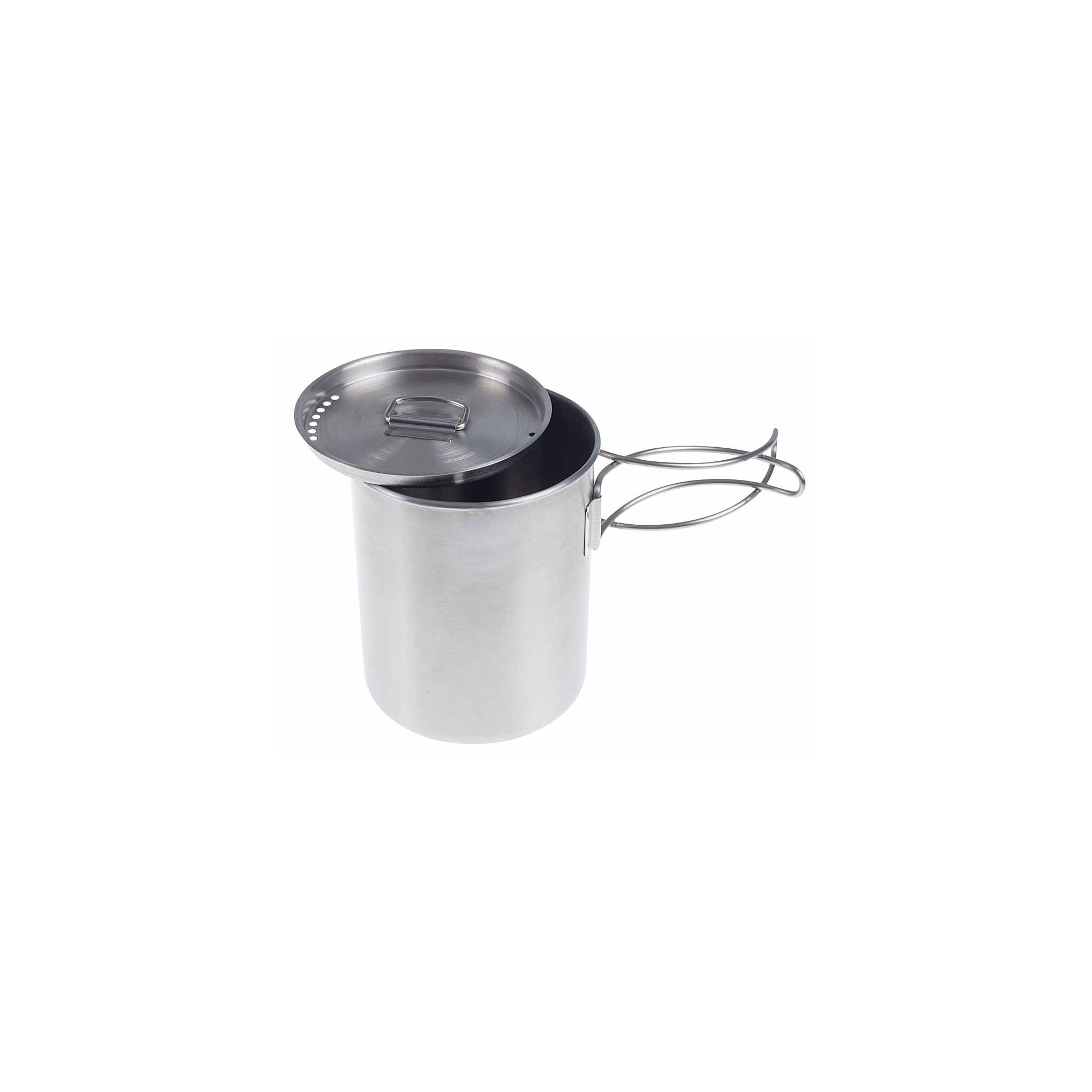 Tasse popote bouilloire inox 0,60 l de bivouac Tasse popote bouilloire inox 0,60 l de bivouac
