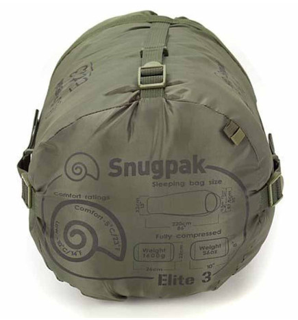 Sac de couchage Snugpak Softie Elite 3 emballé