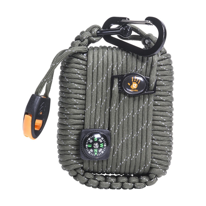 Kit de survie Paracord Survival Pod