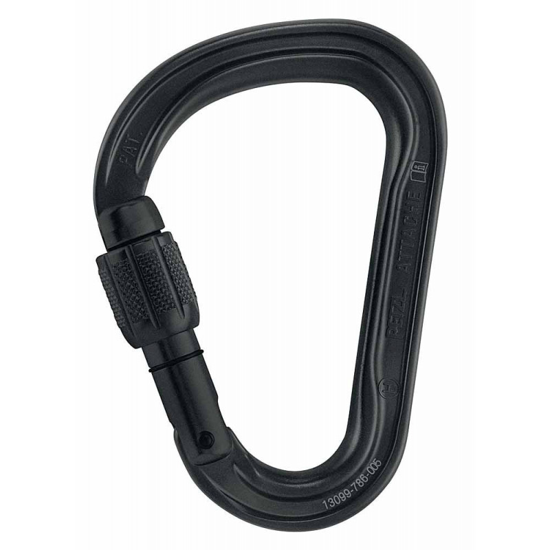 Schwarzer Verschlusskarabiner