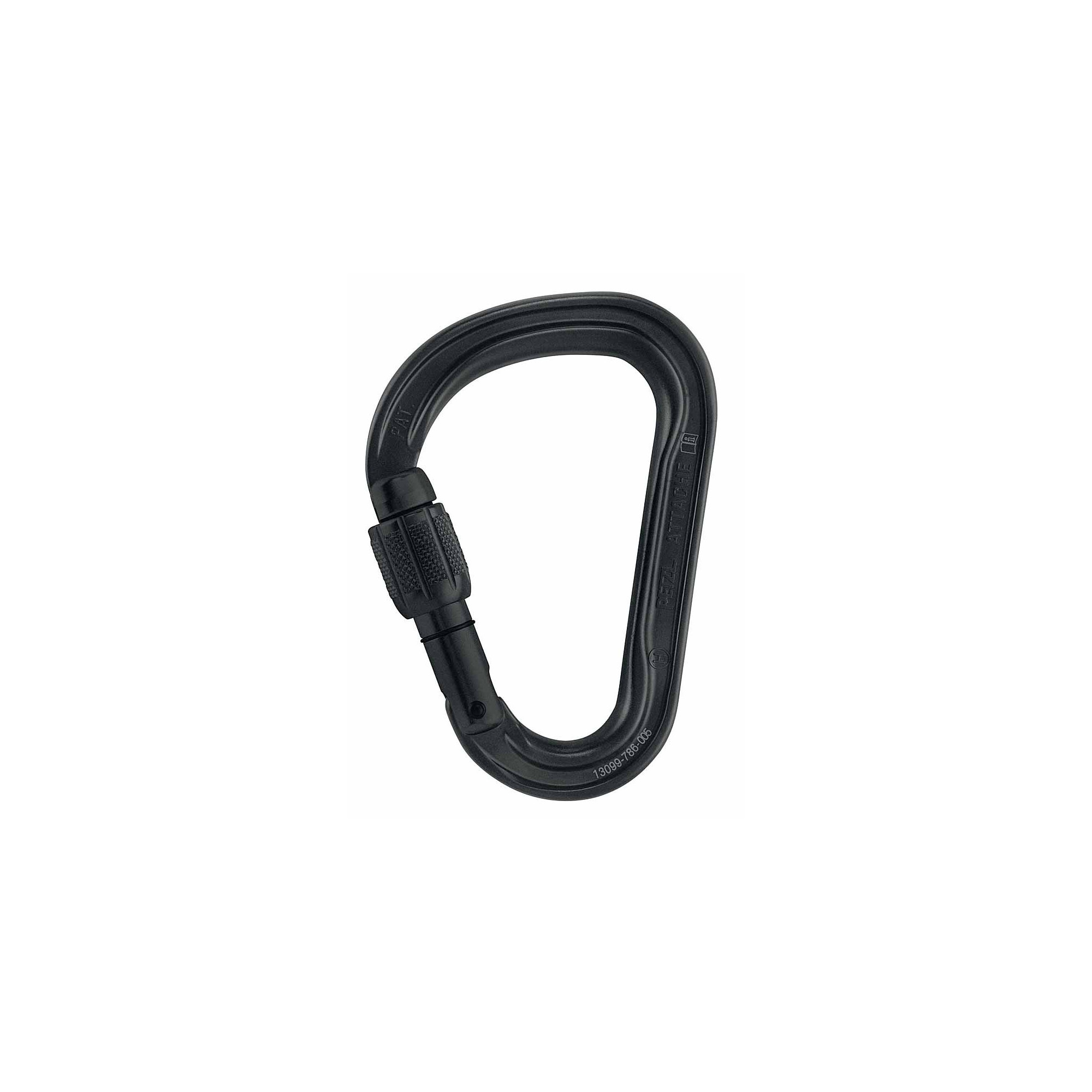 Moschettone con ghiera nera