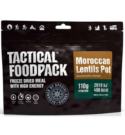 Lentilles à la marocaine lyophilisées Tactical Foodpack