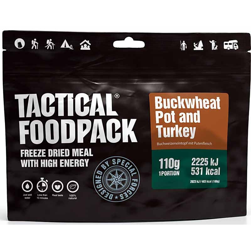 Lyophilisé de dinde au sarrasin Tactical Foodpack