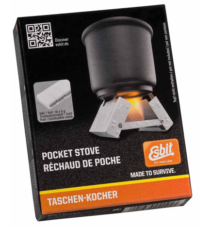 Réchaud de bivouac et survie Esbit 16x 5g boite