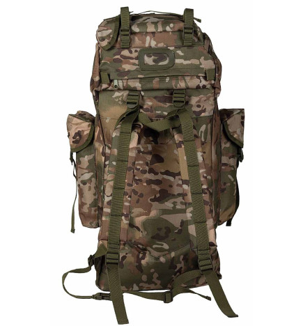 Sac à dos tactique bushcraft 35 L camo Miltec dos