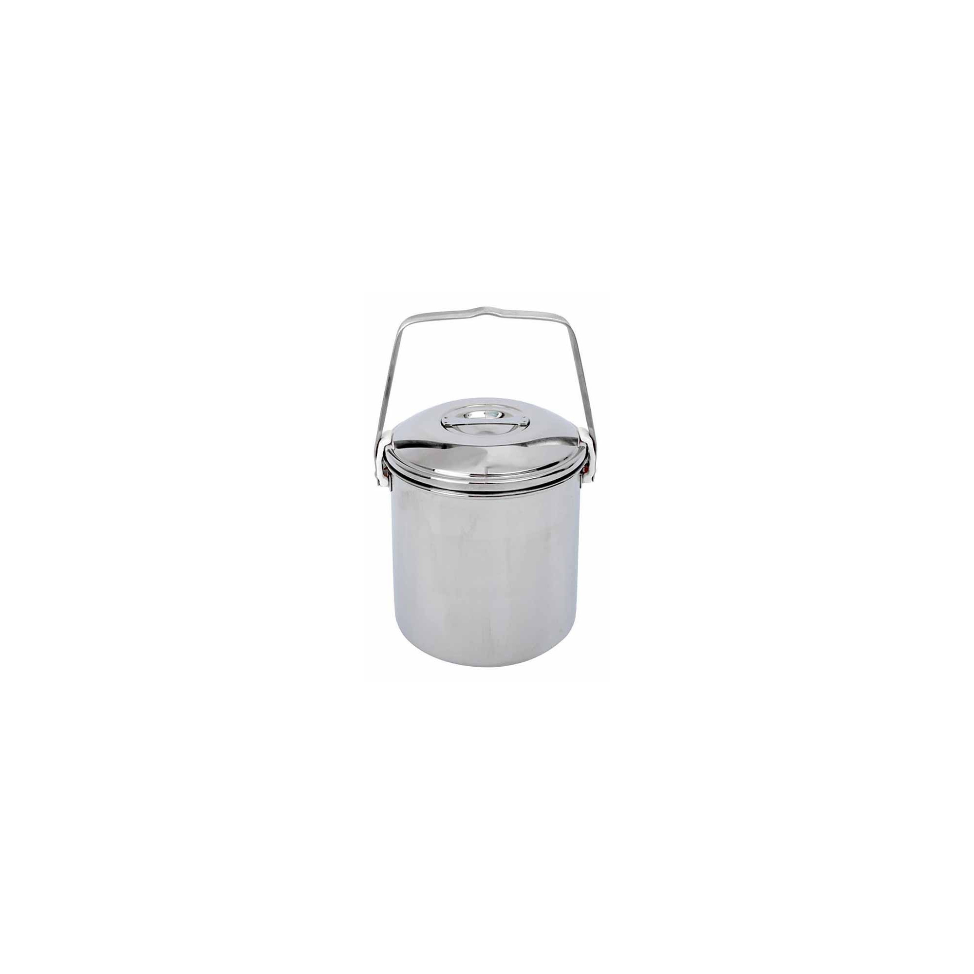 Popote bouilloire de bivouac 1,4 L inox