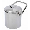 Popote bouilloire de bivouac 1,4 L inox bivouac
