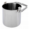 Popote bouilloire de bivouac 1,4 L inox camping