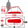 Tente de bivouac Aurora 1 Wechsel plan