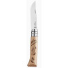 Opinel tradition N°8 gravé skieur