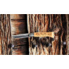 Opinel tradition N°8 gravé skieur ambiance